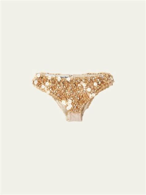 miu miu sequin panties